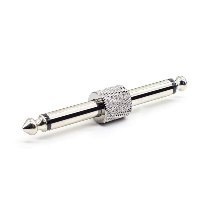 SONICAKE Guitar Bass Accessories 1/4 Inch 6.35mm Male to Male Effects Pedalboard Straight Coupler Pedal Connector (5PCS) - Image 3